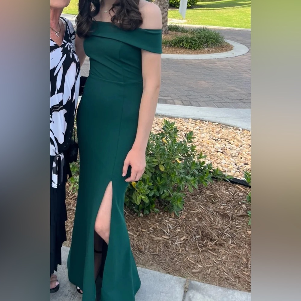 Lulu's Aveline Forest Green Dress Size S - Picture 11 of 17